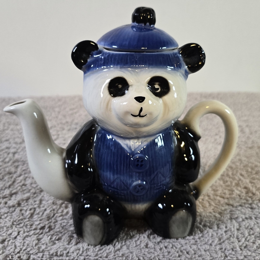Panda Teapot By Tony Wood Studio Accents